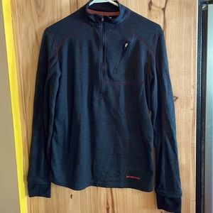 Terramar Climasense layering 1/4 zip wool blend pullover